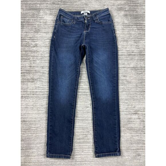 Creative Soul Denim - Creative Soul Jeans Juniors 3 Blue Dark Wash Skinny‎ Cotton Blend